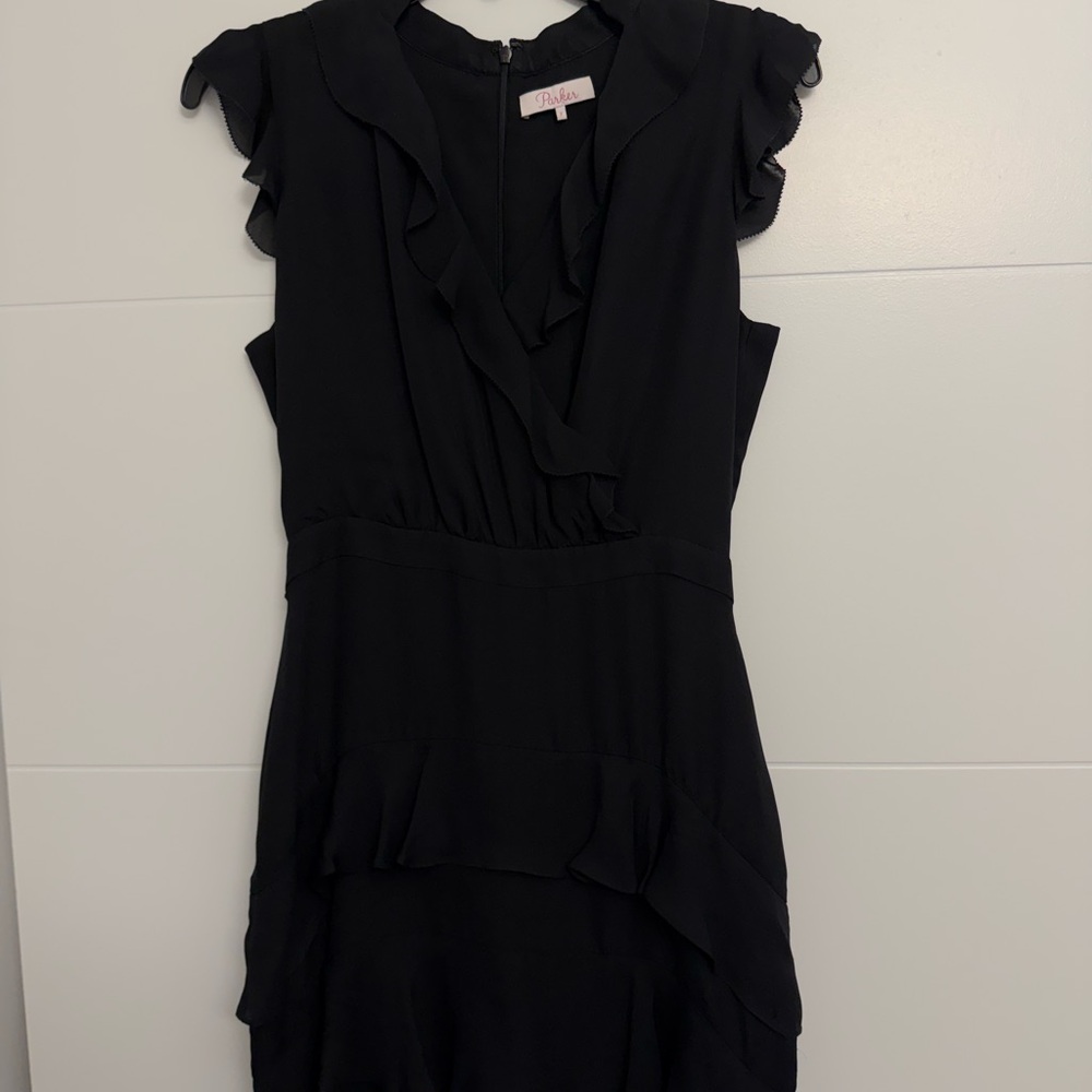 Parker NYC Tangia Ruffle Dress Size 2